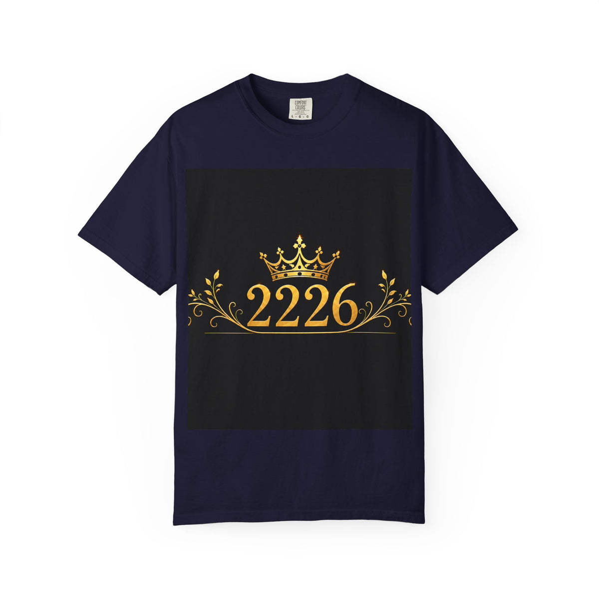 Lion Crest T-Shirt — Golden Crown 2226 Design