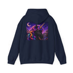 Unicorn Hoodie – Cosmic Rainbow Black Unicorn Pullover