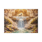 Glass Cutting Board - Heavenly Lamb & Waterfall Kitchen Art