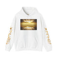 He Will Carry You Hoodie — Inspirational Christian Faith Pullover with Gold Scripture Design