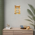 Religious Poster - "Do Not Sorrow, for the Joy of the Lord is Your Strength" (Nehemiah 8:10) rolled poster