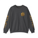 Built Right Crewneck Sweatshirt — "Built Right: Beautiful, Brave, Brilliant" Gold Graphic