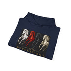 Revelation 6: The Four Horsemen Hoodie — Biblical Apocalyptic Graphic Sweatshirt