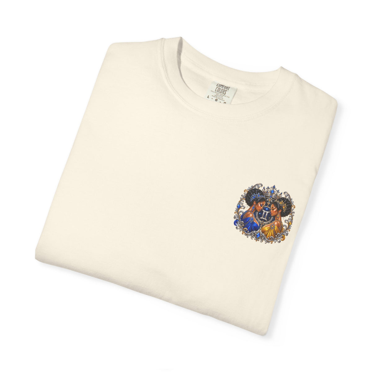 Gemini Zodiac T-Shirt — Twin Goddesses Astrology Graphic Tee