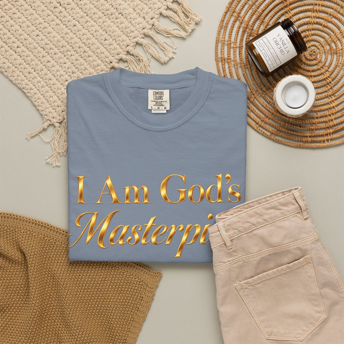 I Am God’s Masterpiece T-Shirt — Inspirational Christian Scripture Tee (Psalms 139:14)