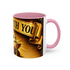 Inspirational Communion Mug — "God Is With You" Christian Coffee Cup