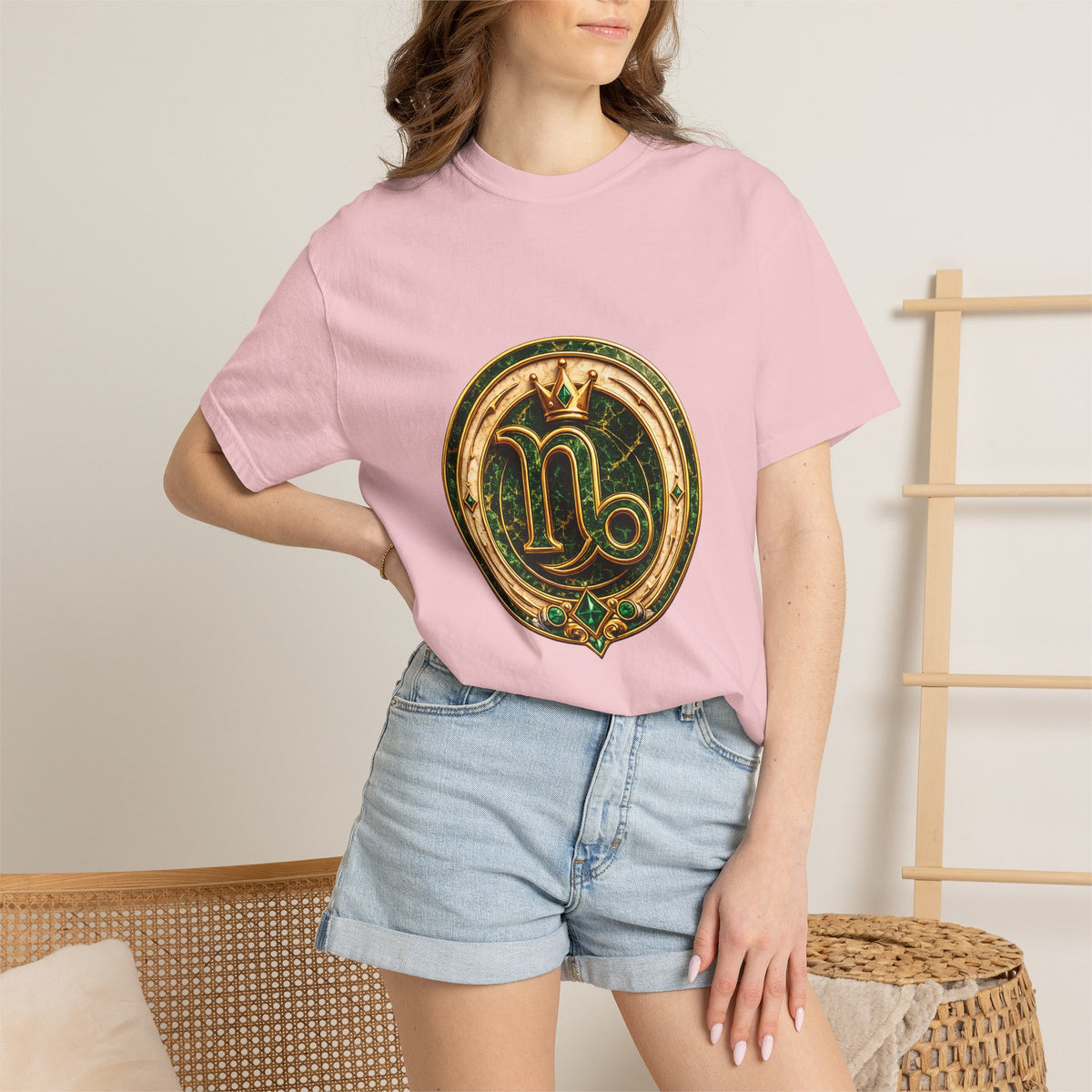 Capricorn Zodiac T-Shirt — Golden Goat Astrology Tee