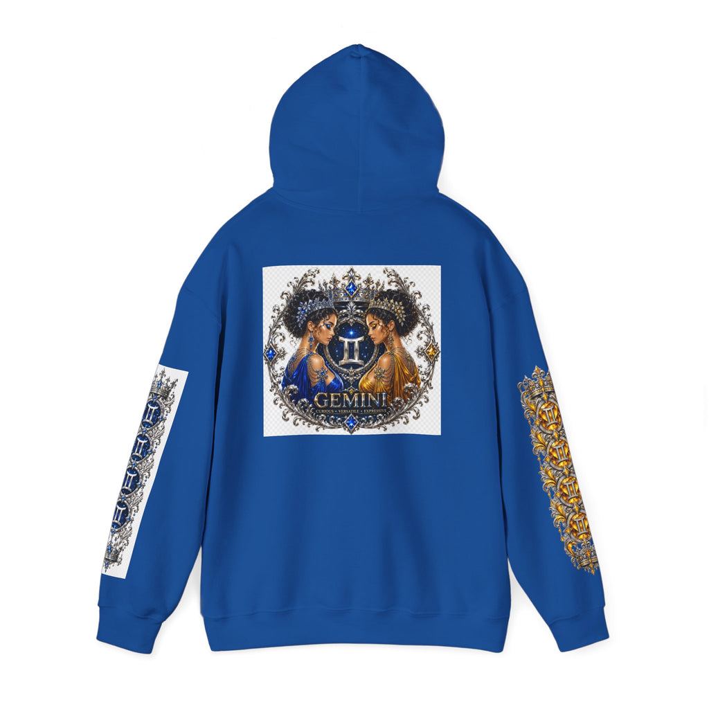 Gemini Zodiac Hoodie — Artistic Gemini Twins Astrology Pullover