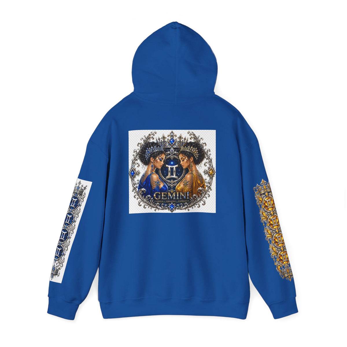 Gemini Zodiac Hoodie — Artistic Gemini Twins Astrology Pullover