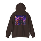 Unicorn Hoodie – Cosmic Rainbow Black Unicorn Pullover