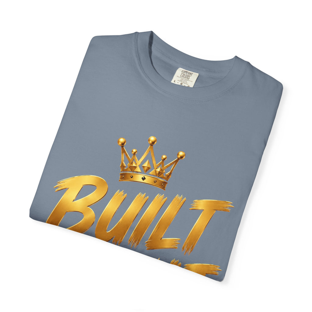 Built Right T-Shirt — Christian Faith Floral Cross Tee (She Is Built Different)