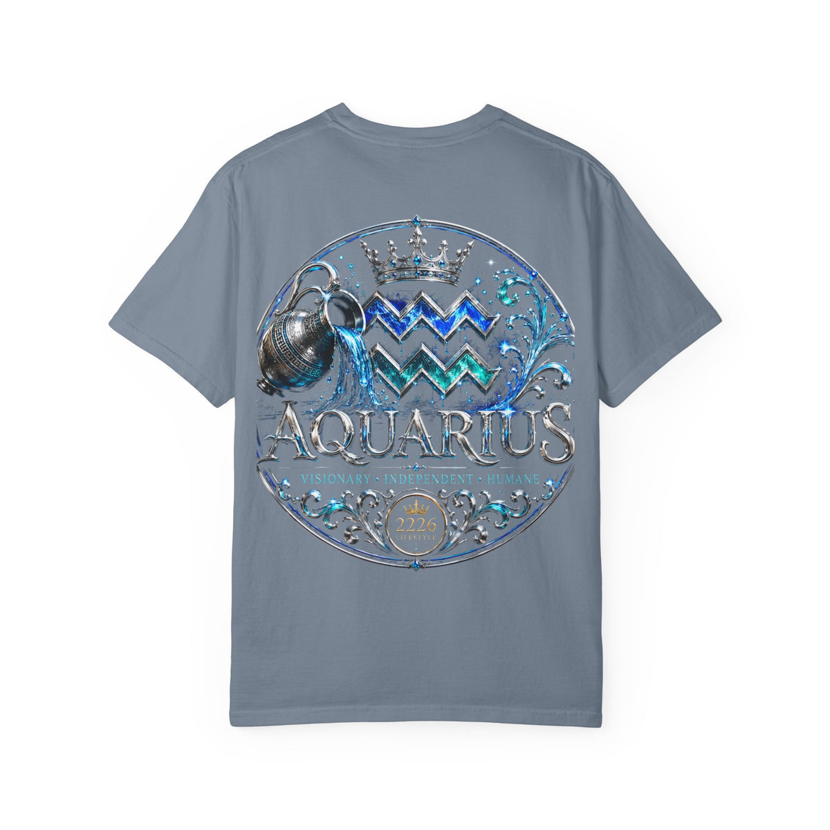 Aquarius Zodiac T-Shirt — Water Bearer Astrology Tee