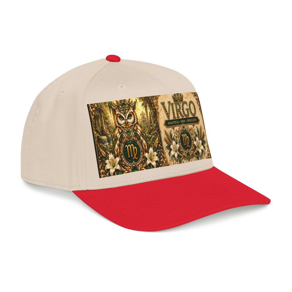 Virgo Zodiac Owl Baseball Cap — Virgo Traits Graphic Hat