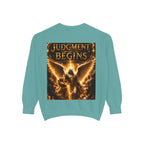 Revelation Chapter 16 Sweatshirt — "Judgment Begins" Apocalyptic Graphic