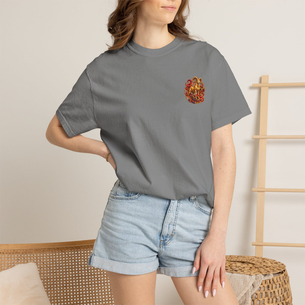 Aries Zodiac T-Shirt — Fiery Ram Astrology Tee