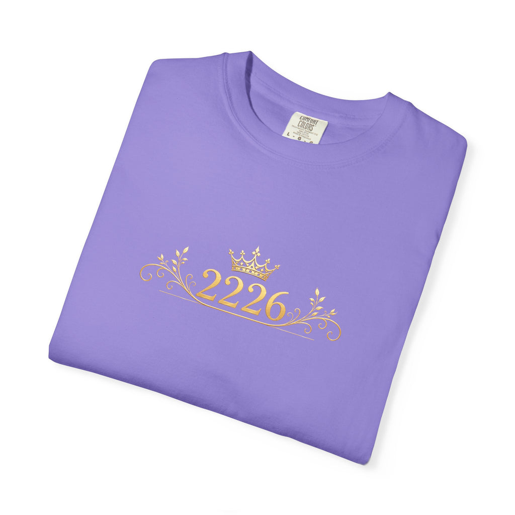Royal Crest 2226 T-Shirt — Gold Crown Emblem Tee