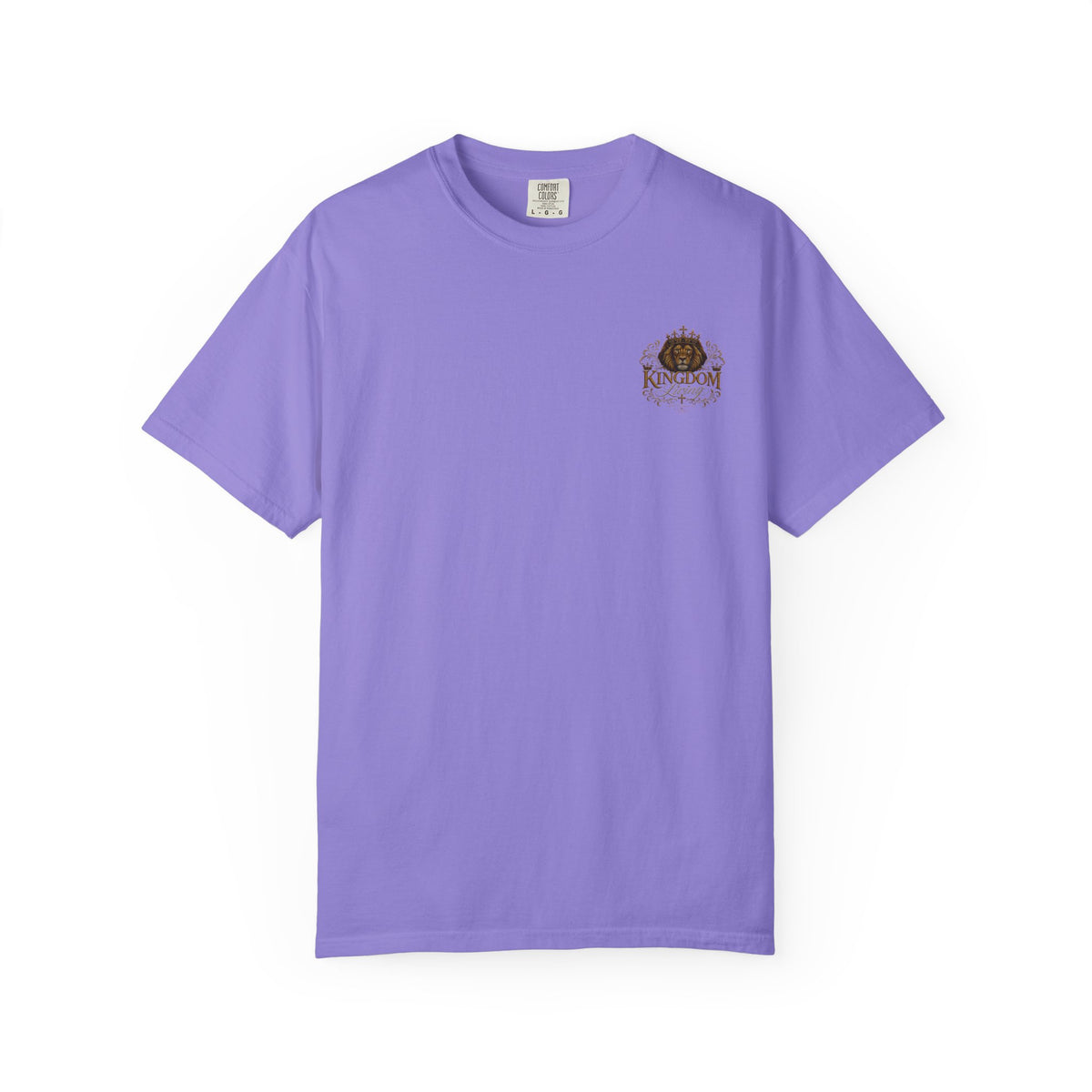 Kingdom Living Lion T-Shirt — Crowned Lion Christian Faith Tee