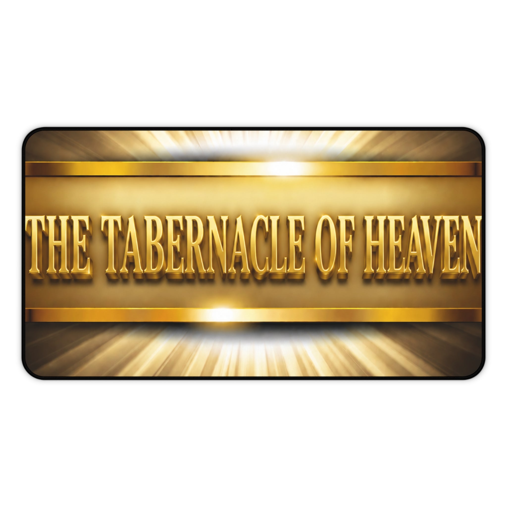 The Tabernacle of Heaven Desk Mat — Inspirational Christian Desk Pad