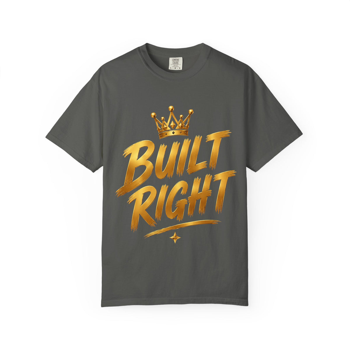 Built Right T-Shirt — Christian Faith Floral Cross Tee (She Is Built Different)