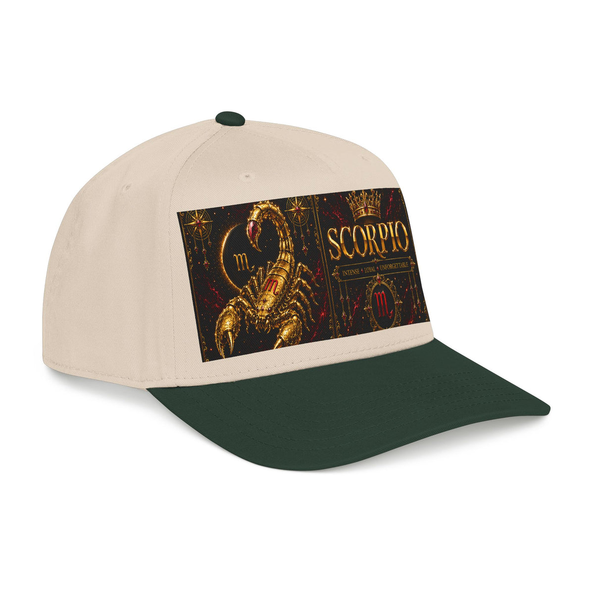 Scorpio Zodiac Baseball Cap — Golden Scorpion Astrology Hat