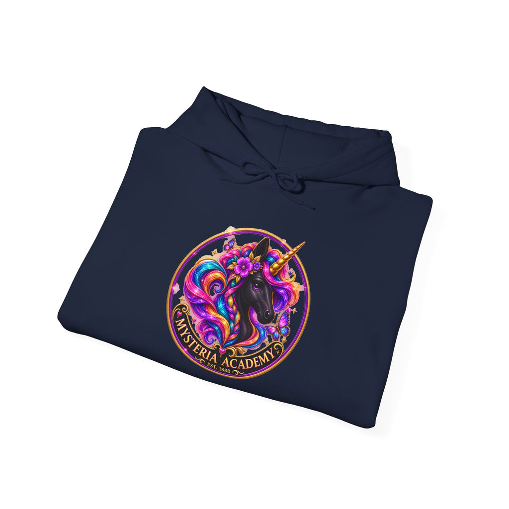 Unicorn Hoodie – Cosmic Rainbow Black Unicorn Pullover
