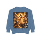 Revelation Chapter 1 Sweatshirt — Golden Christ Return Religious Crewneck