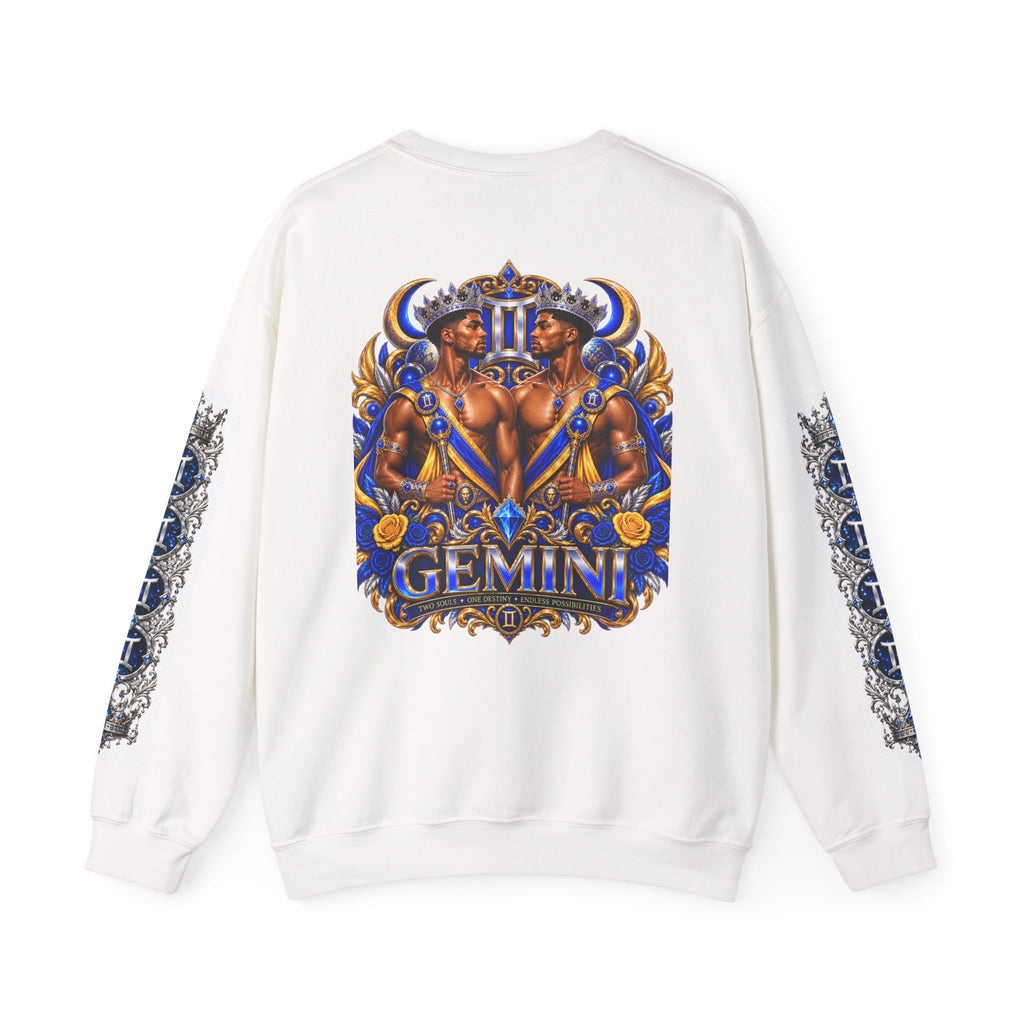 Gemini Zodiac Sweatshirt — Twin Princes Astrological Crewneck