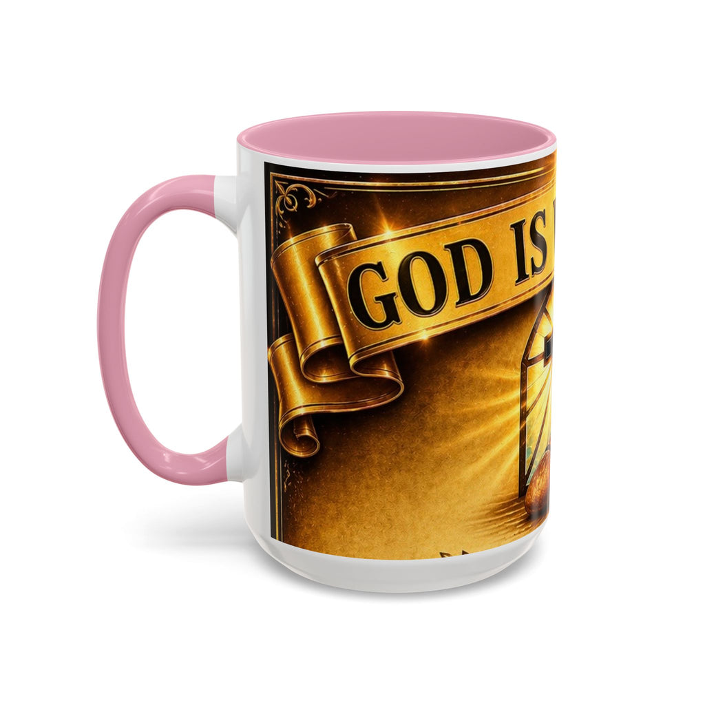 Inspirational Communion Mug — "God Is With You" Christian Coffee Cup