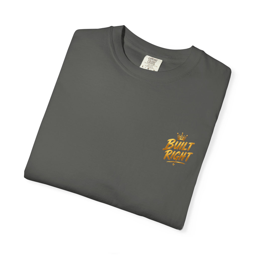 Walking with the King T-Shirt — Built Right Lion Christian Faith Tee