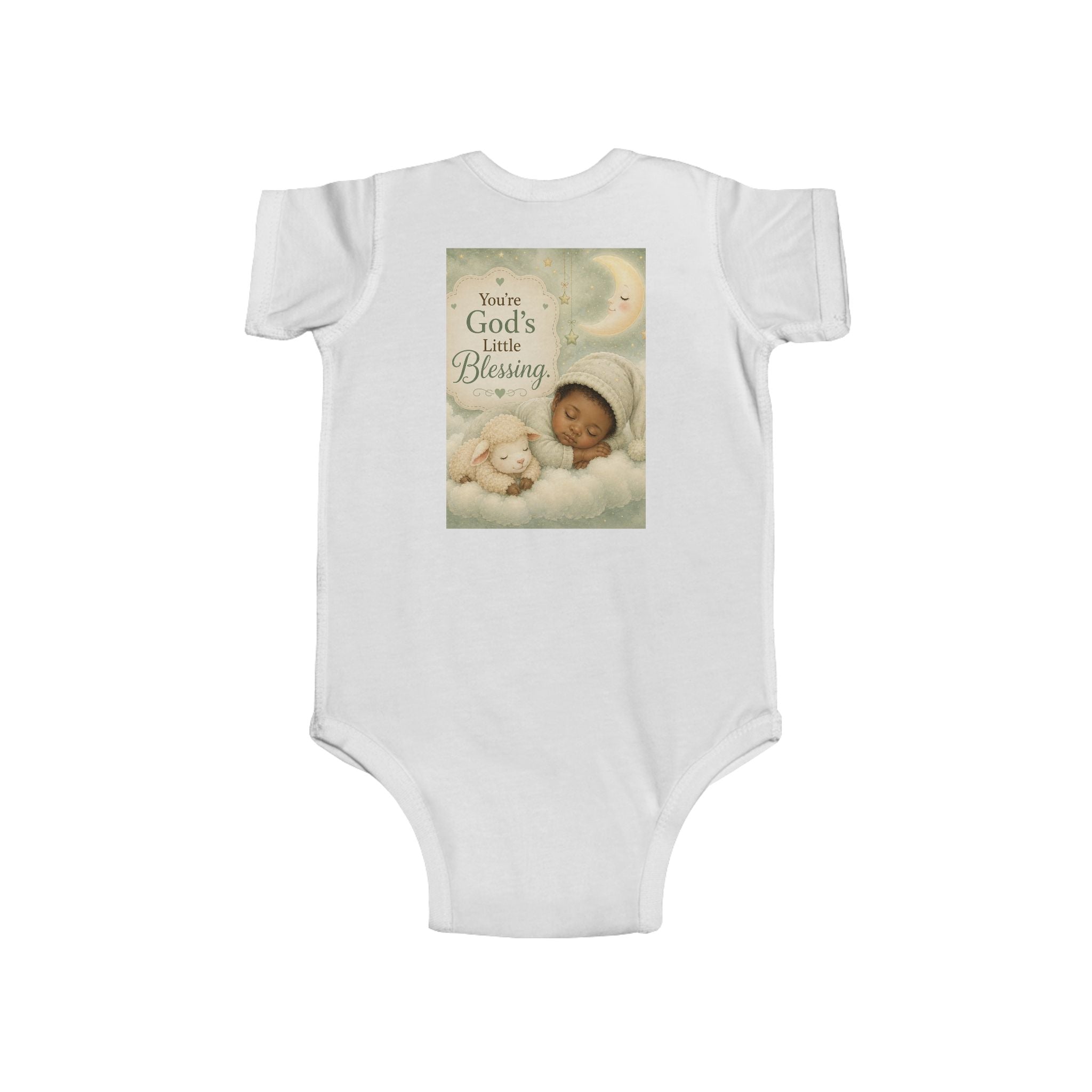 Baby Bodysuit "You're God's Little Blessing" — Religious Newborn Onesie, Christening & Baby Shower Gift
