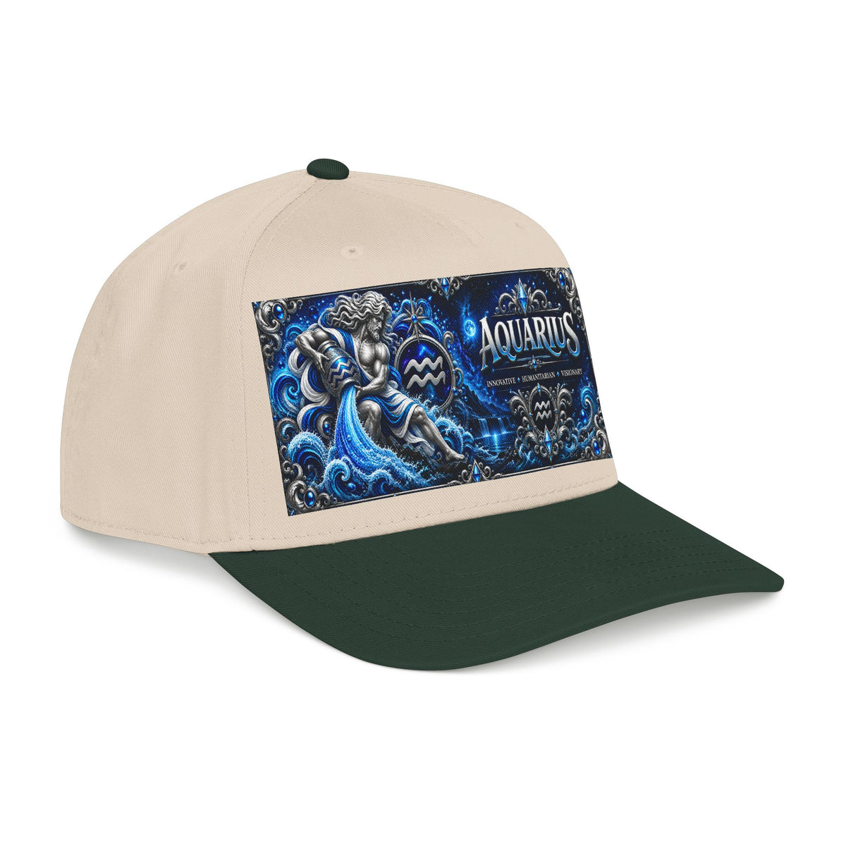 Aquarius Zodiac Baseball Cap — Water Bearer Astrology Hat