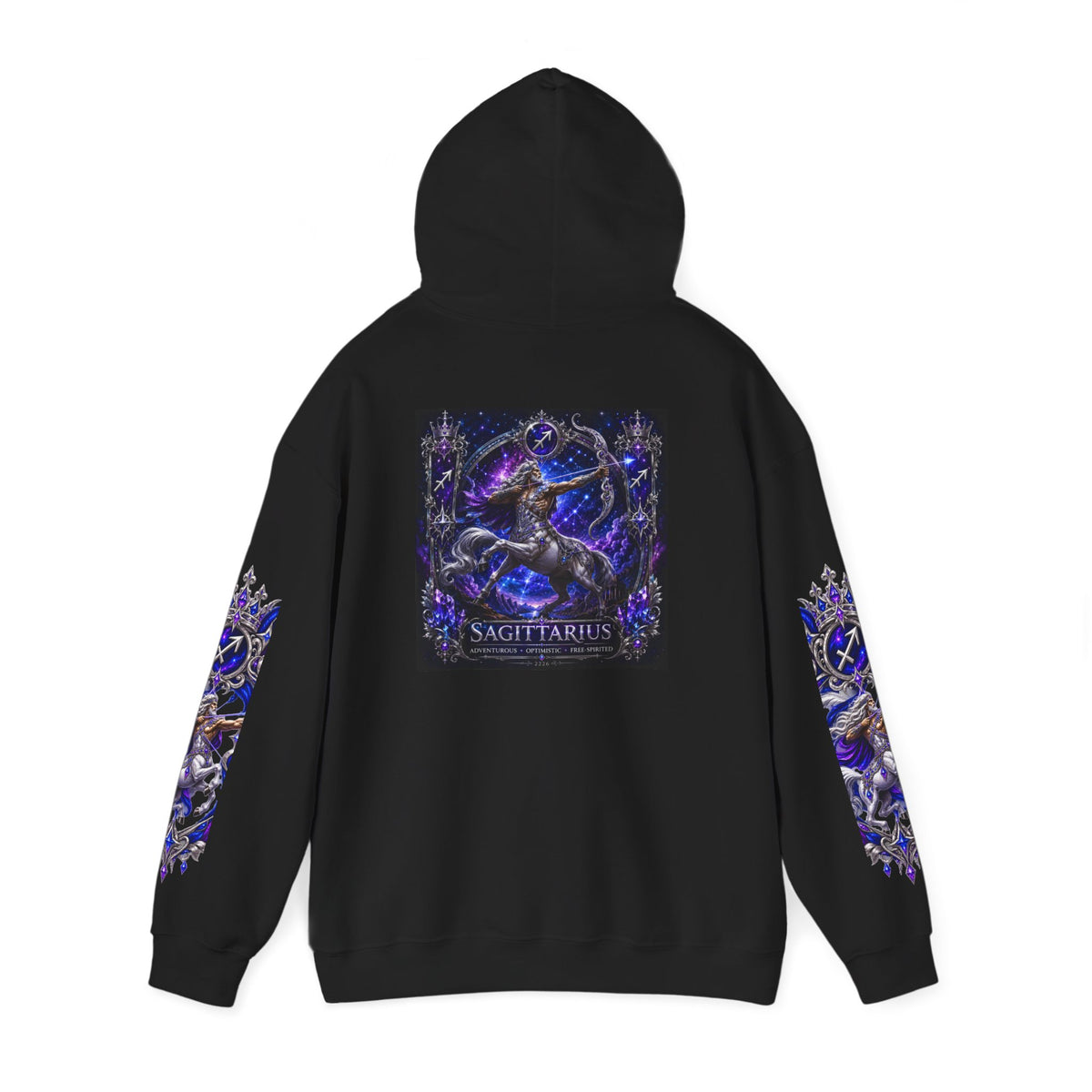 Sagittarius Constellation Hoodie — Zodiac Archer Graphic Hoodie
