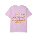 I Am God’s Masterpiece T-Shirt — Inspirational Christian Scripture Tee (Psalms 139:14)
