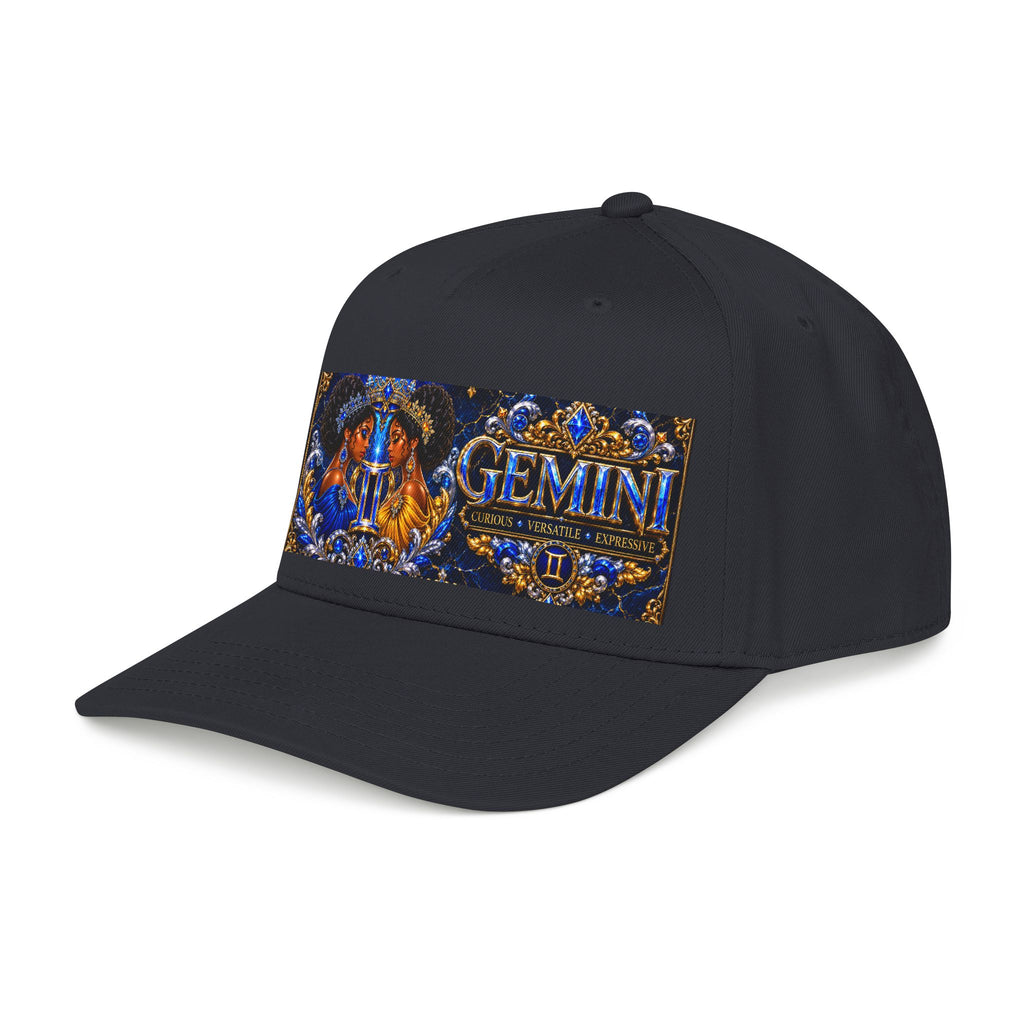 Gemini Zodiac Baseball Cap – Twin Stars Astrology Hat with Gemini Text