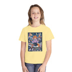 Youth Tee — "My Magical Adventures Are Leveling Up" Fox Gamer Graphic
