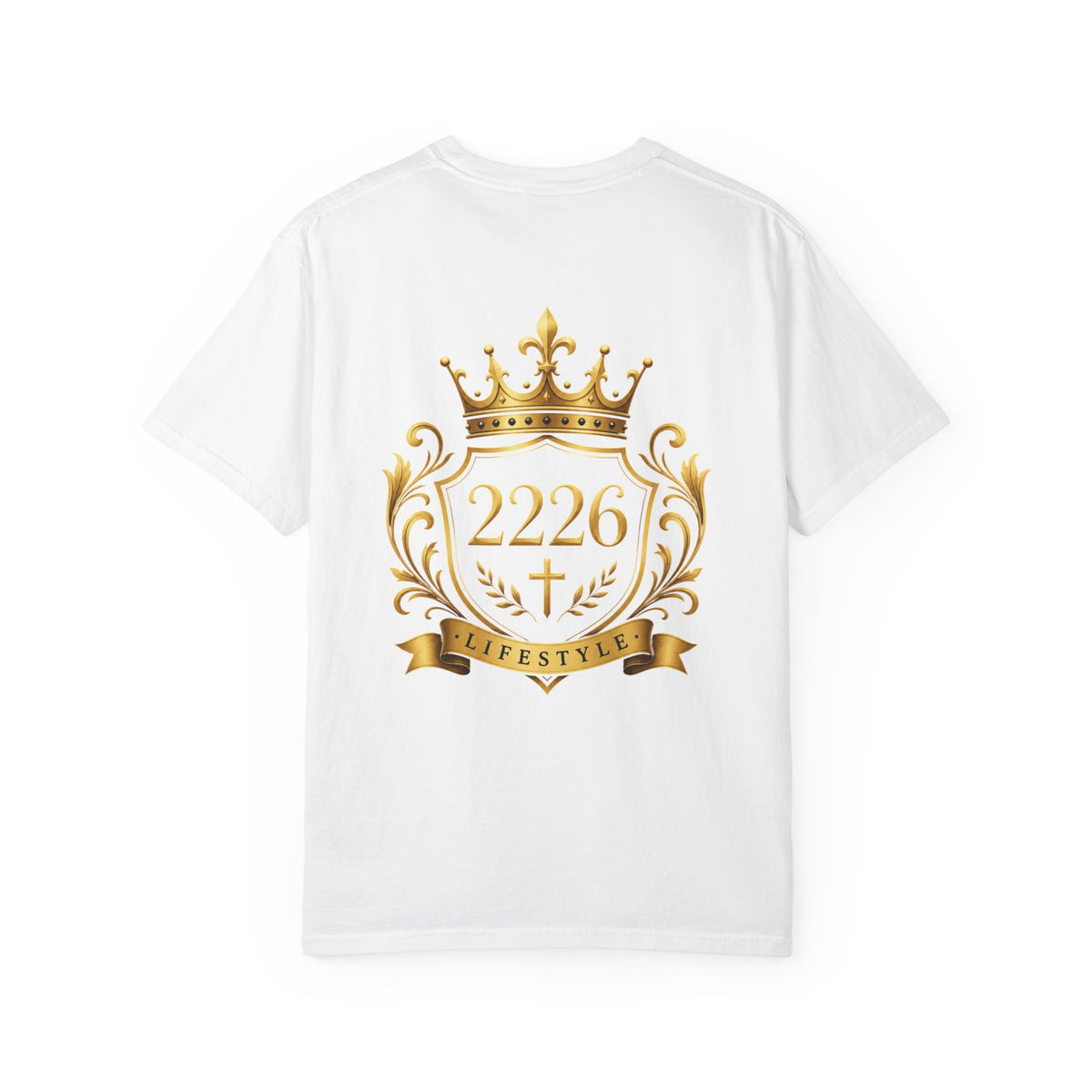 Royal Crest 2226 T-Shirt — Gold Crown Emblem Tee