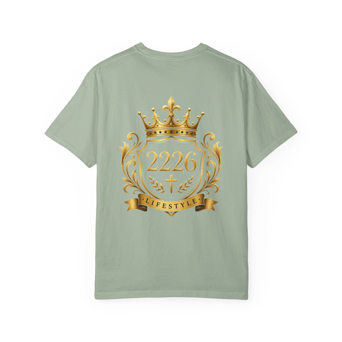 Royal Crest 2226 T-Shirt — Gold Crown Emblem Tee