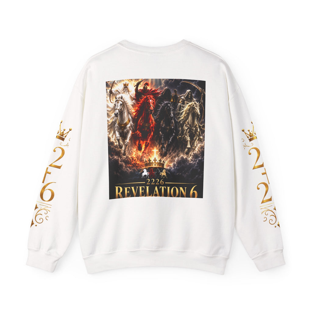 Revelation 6 Sweatshirt — Four Horsemen Graphic Crewneck (2226)