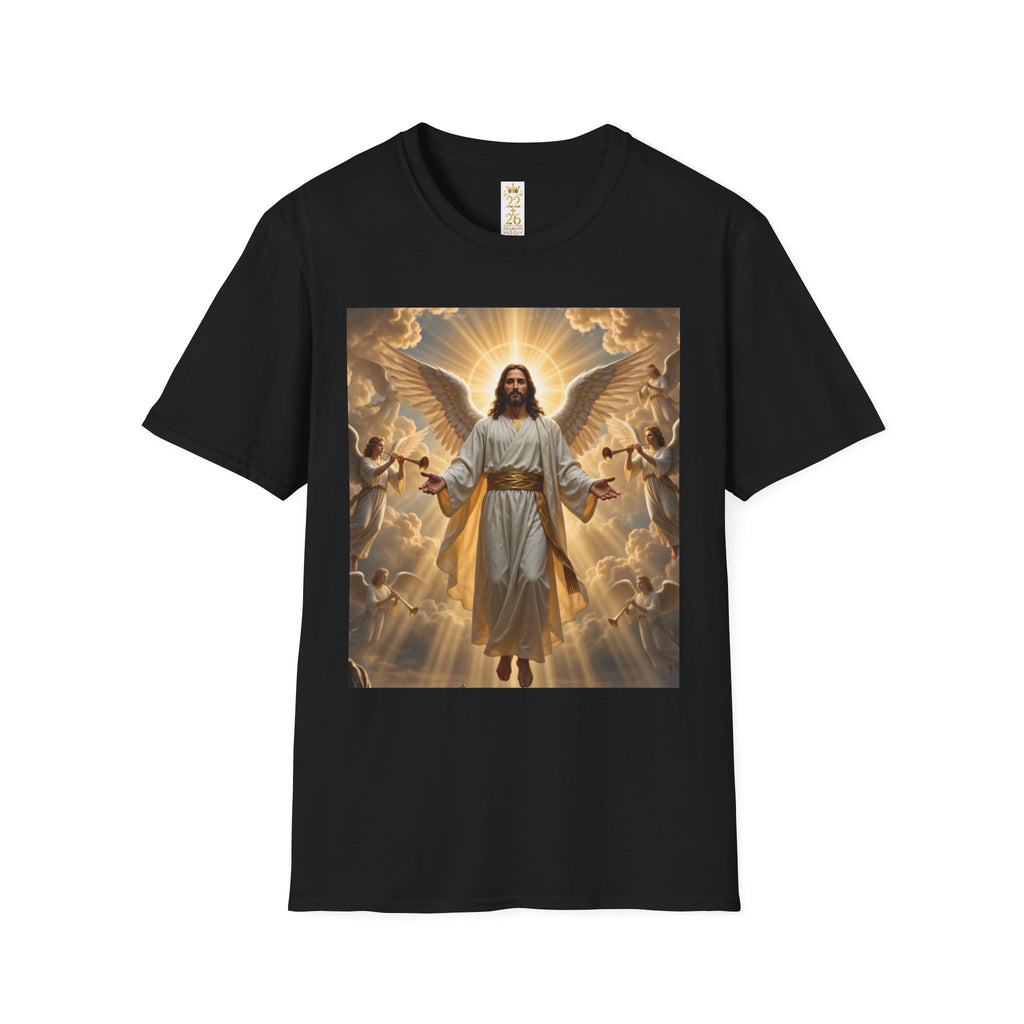 Jesus with Angels T-Shirt — Radiant Christian Faith Tee