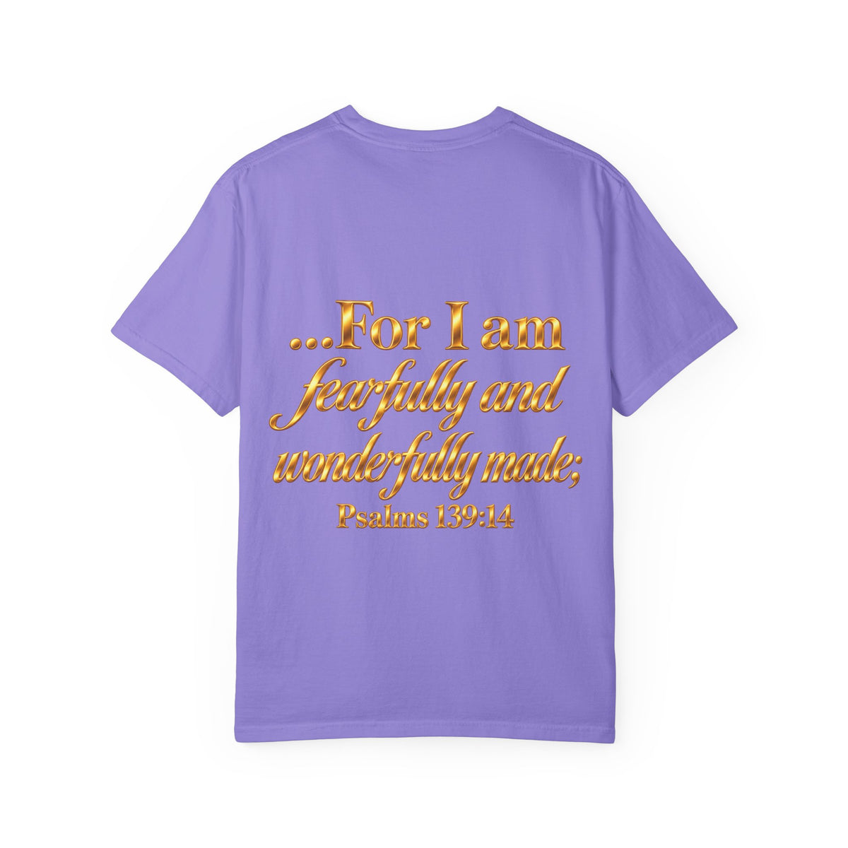I Am God’s Masterpiece T-Shirt — Inspirational Christian Scripture Tee (Psalms 139:14)