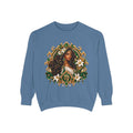 Virgo Zodiac Sweatshirt — Virgo Goddess & Owl Astrology Crewneck