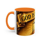 Inspirational Communion Mug — "God Is With You" Christian Coffee Cup
