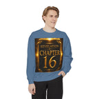 Revelation Chapter 16 Sweatshirt — "Judgment Begins" Apocalyptic Graphic