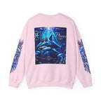 Pisces Shark Zodiac Crewneck Sweatshirt — Mystical Ocean Astrology Pullover