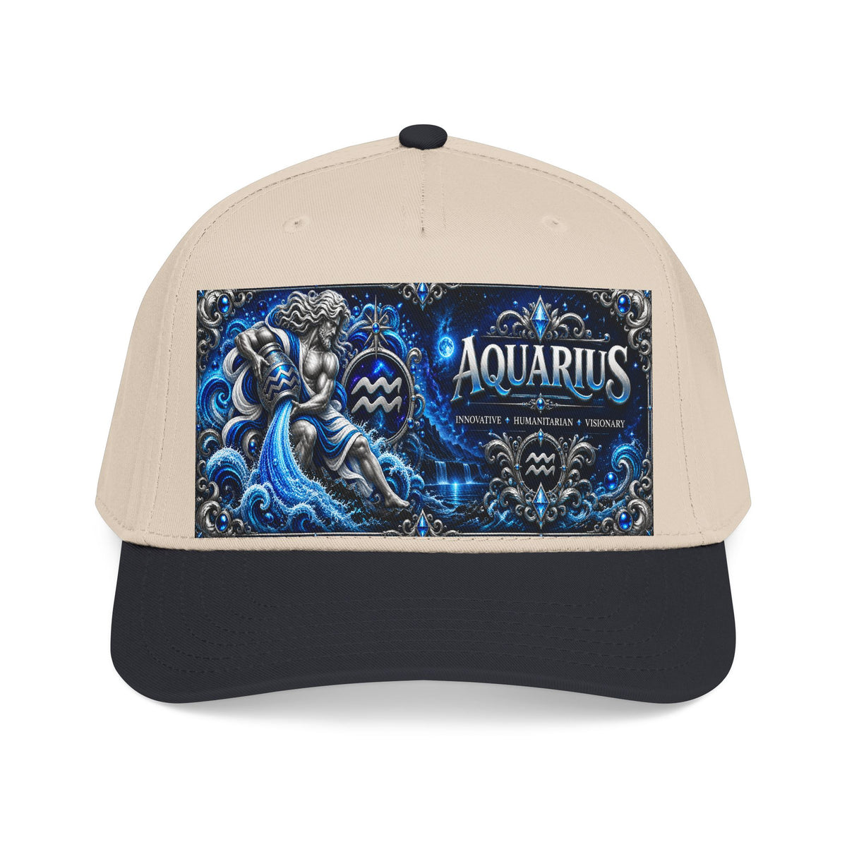 Aquarius Zodiac Baseball Cap — Water Bearer Astrology Hat