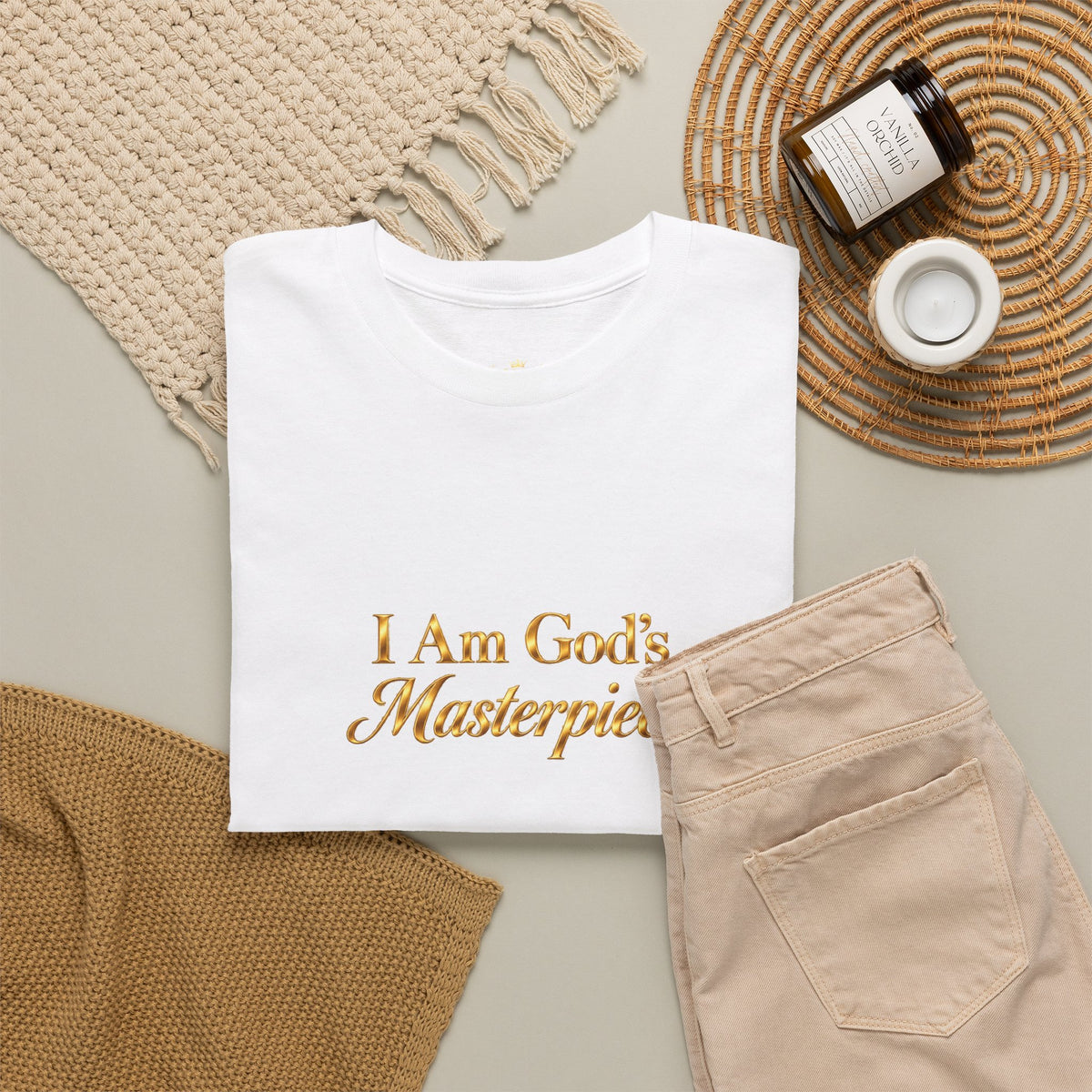 I Am God's Masterpiece Tee — Psalm 139:14 Christian Faith T-Shirt