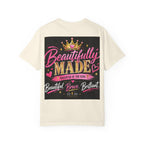Finally Legal 21st Birthday T-Shirt — Personalized "Finally Legal" Front, "Beautifully Made" Back