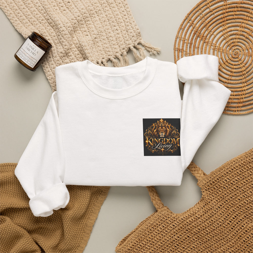 Royal Thrones Crewneck Sweatshirt — "Kings" Graphic Back Print