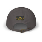 Revelation Chapter 14 Dad Cap — Vintage Gold Lettering Baseball Hat