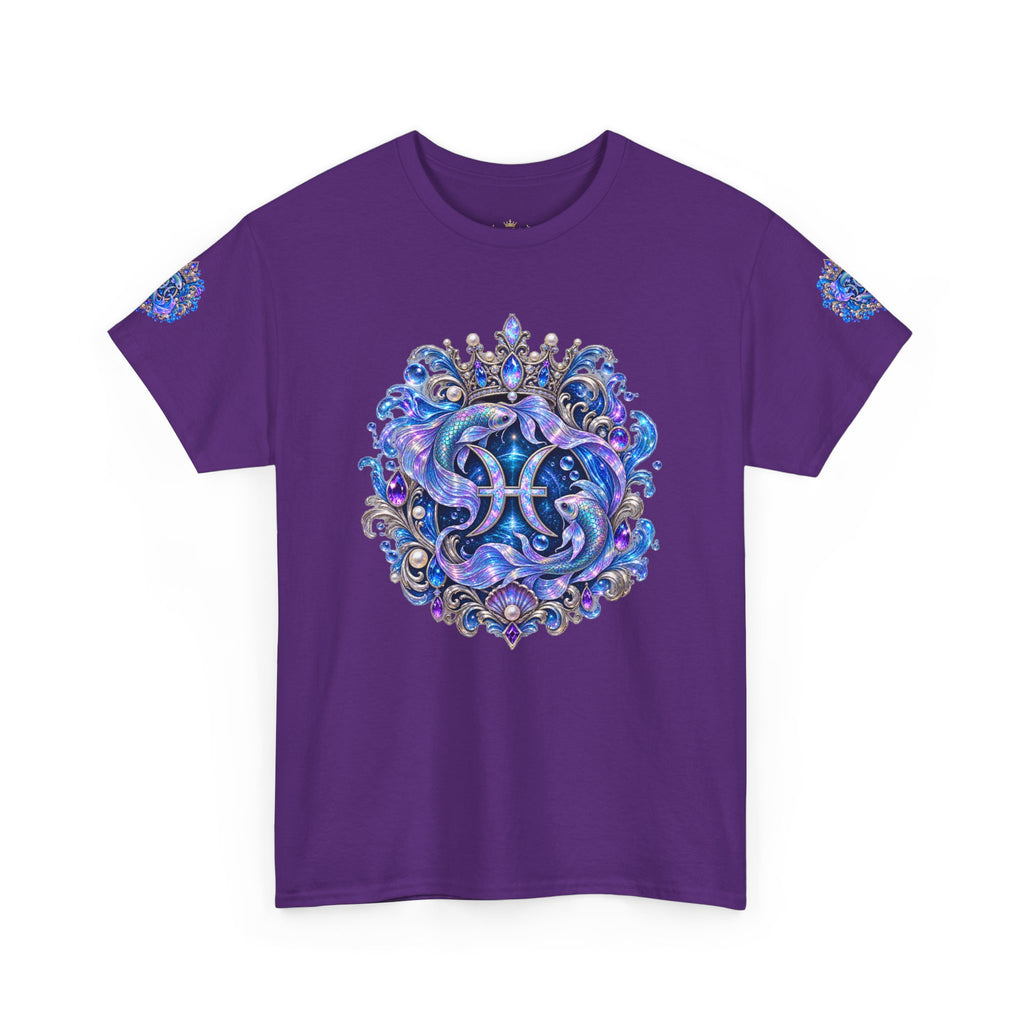 Pisces Zodiac T-Shirt — Blue Ocean Shark Astrology Tee